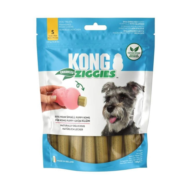 KONG Puppy Ziggies Tyggepinner til Aktiviseringsleke