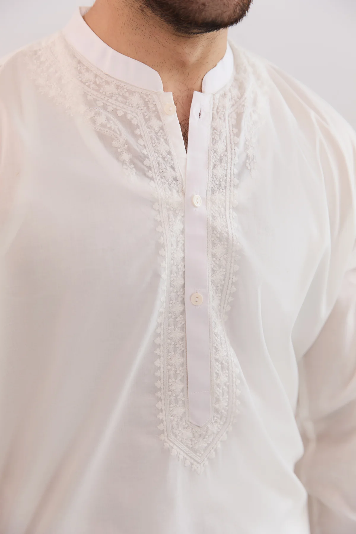 Gardenia Embroidered Kurta - SMK815225