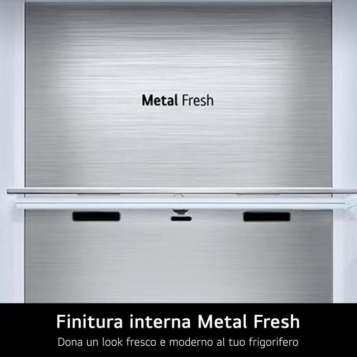 LG - Frigorifero side by side GSLE91MBAB Classe B-Metal Sorbet