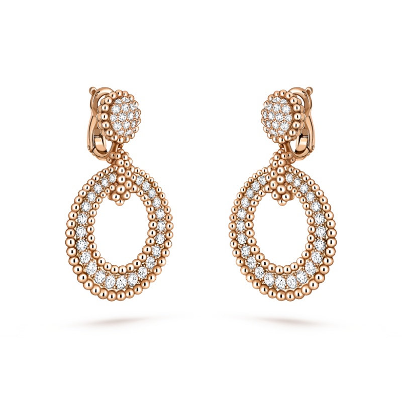 Perlée diamonds earrings
