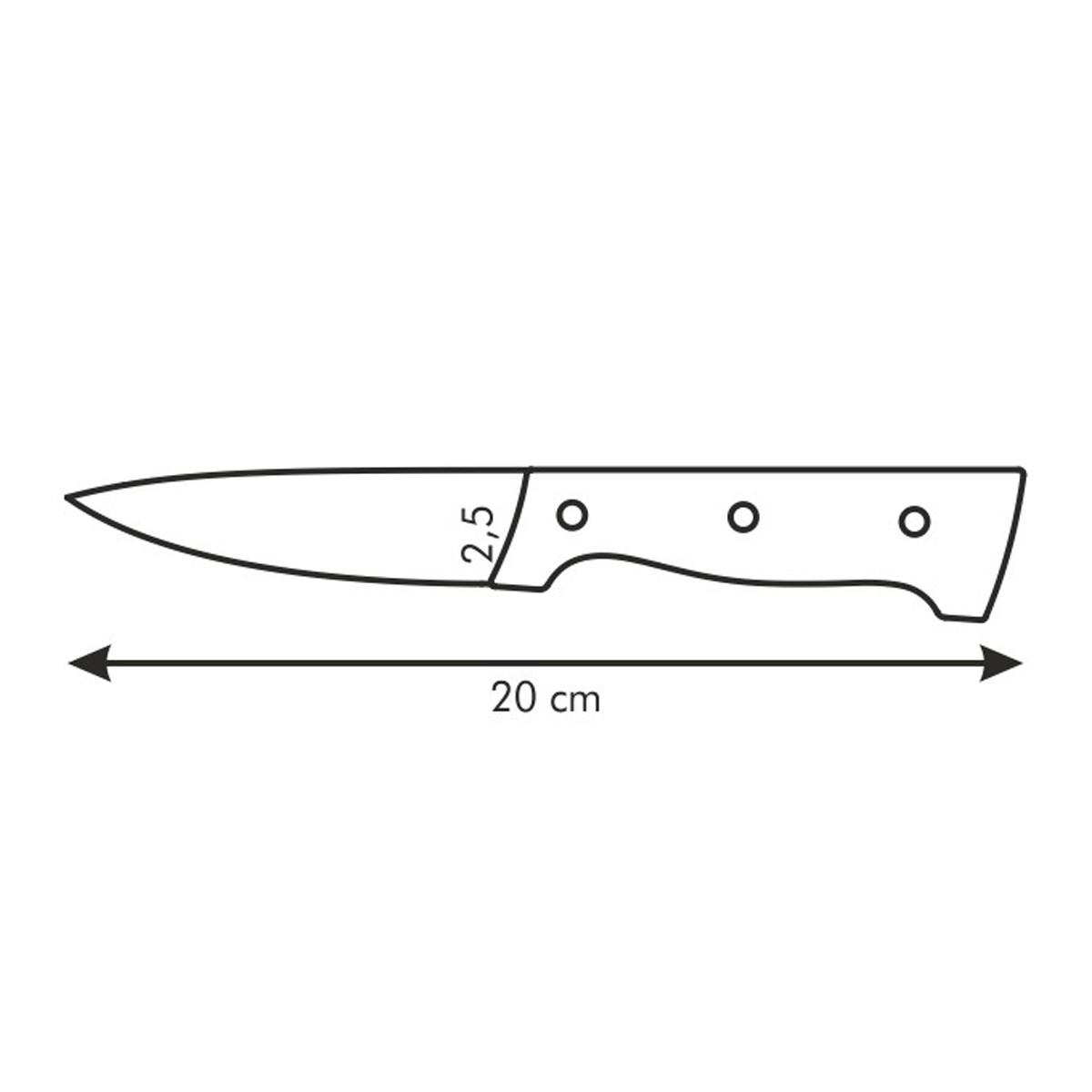 Nůž univerzální HOME PROFI 9 cm