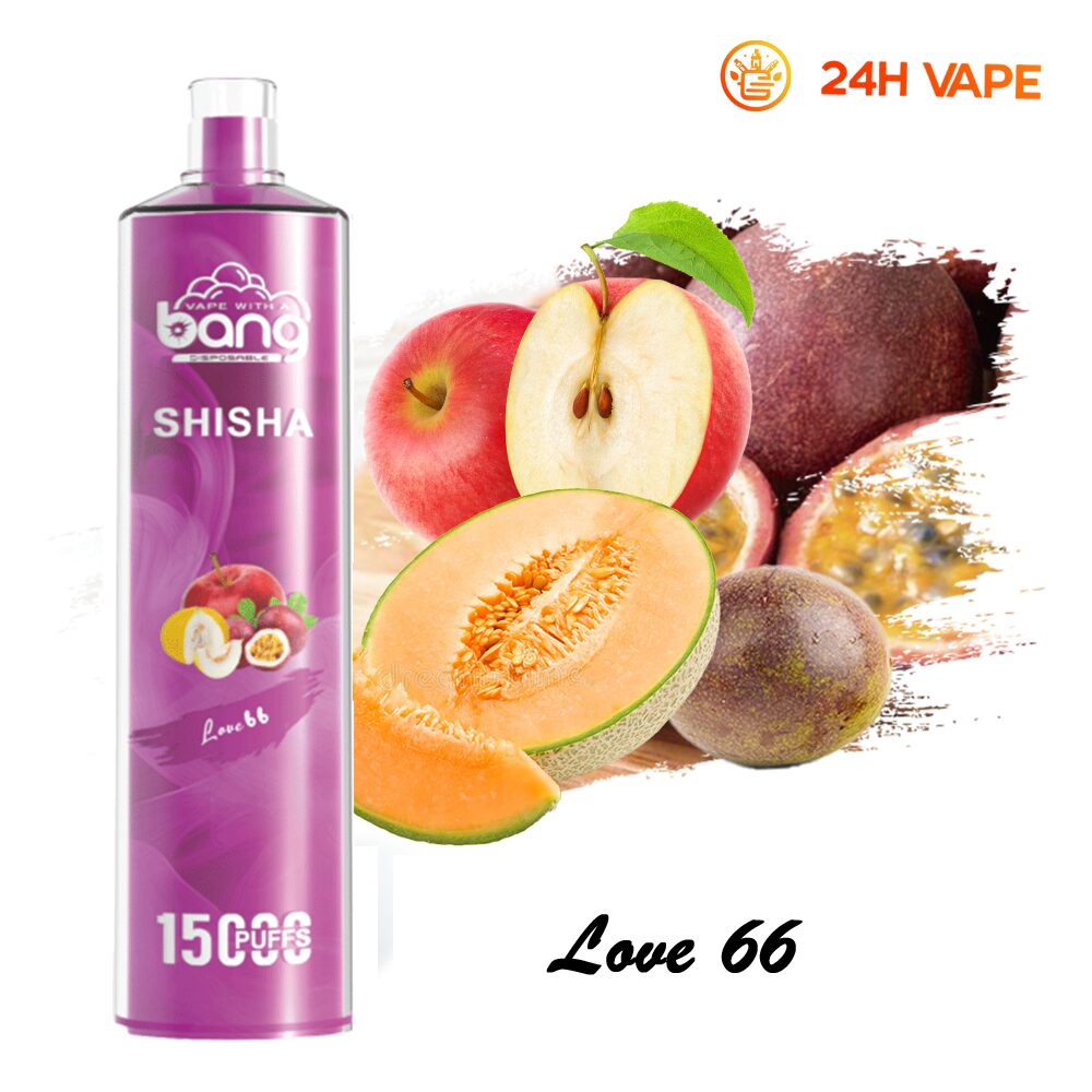 （3 pieces）Bang SHISHA 15000 Puffs Direct To Lung Disposable Electronic Cigarette New Vape Pen