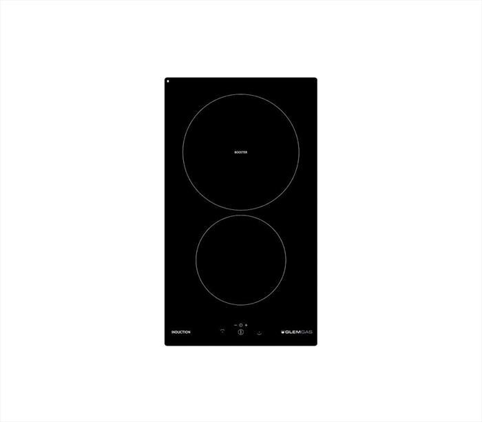 GLEM GAS - Piano cottura induzione GTI322 29 cm-Nero Lucido