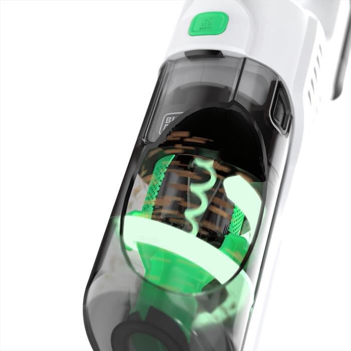 BLACK & DECKER - Scopa elettrica REVSV18D1HF-BIANCO / VERDE