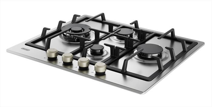 DE LONGHI - Piano cottura a gas YLG 60 RFX 60 cm-Inox