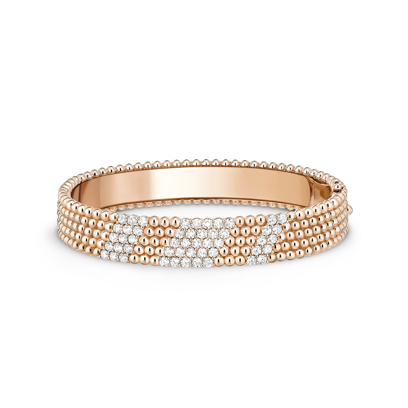 Perlee diamonds bracelet, 5 rows, medium model