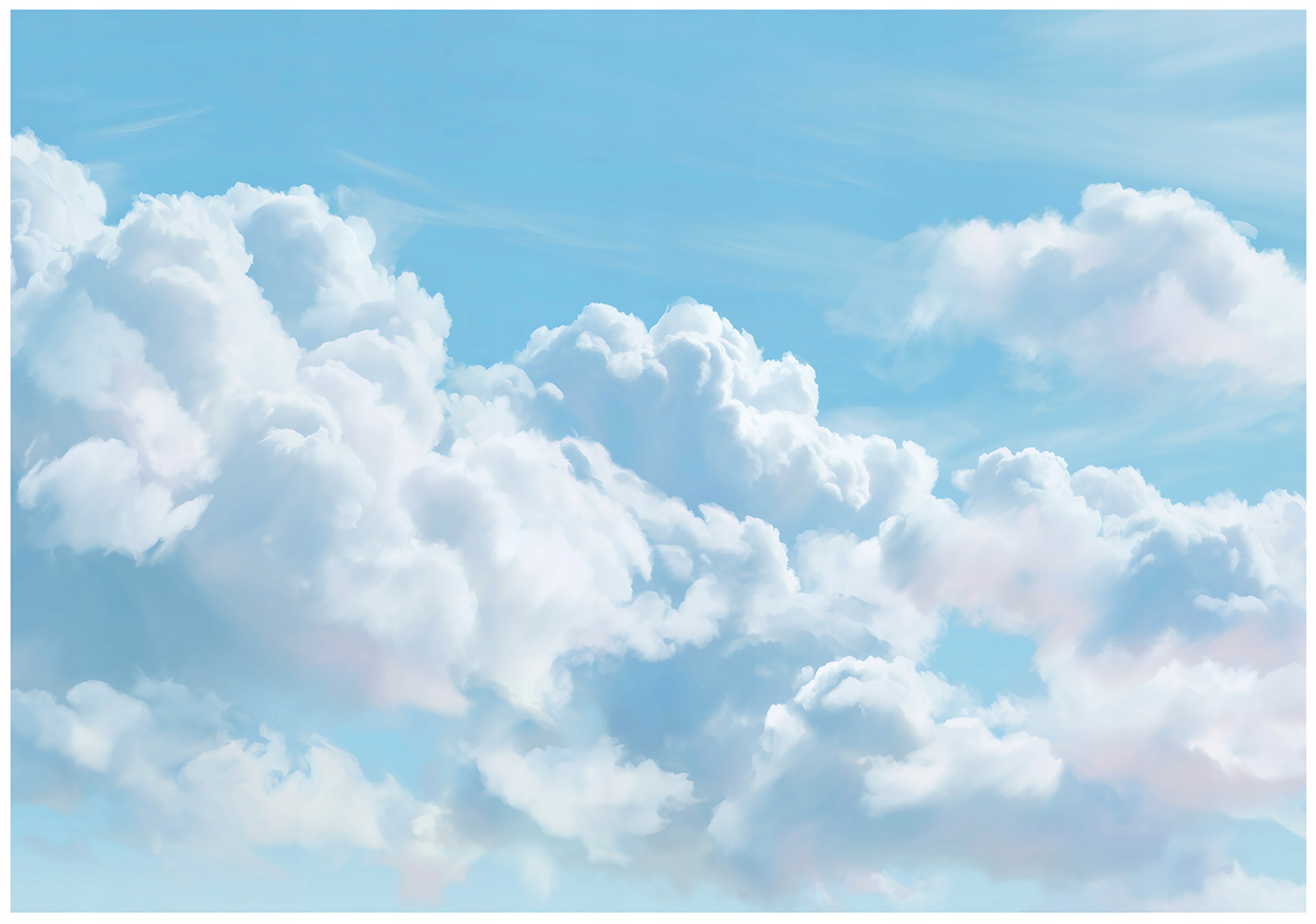 Photo wallpaper sky clouds nature bedroom living room wallpaper non-woven