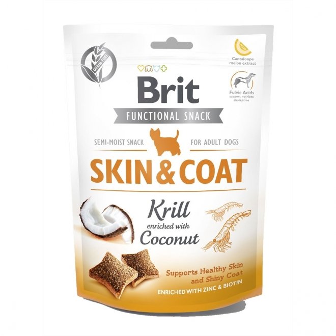 Brit Care Functional Snack Skin & Coat Krill150 g