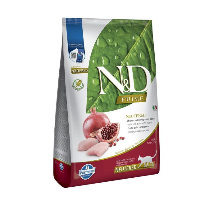 Farmina N&D Prime Cat Chicken & Pomegranate Neutered