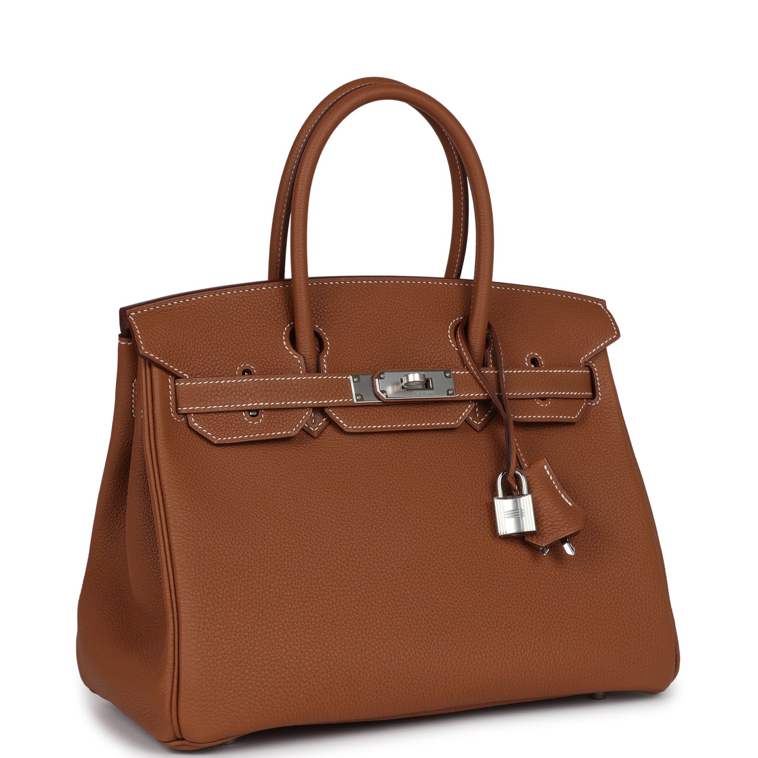 Birkin 30 Gold Togo Palladium Hardware