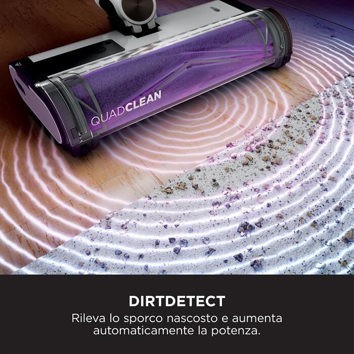 SHARK - Scopa elettrica DETECT CON AUTOSVUOMENTO IW3612EU-Bianco