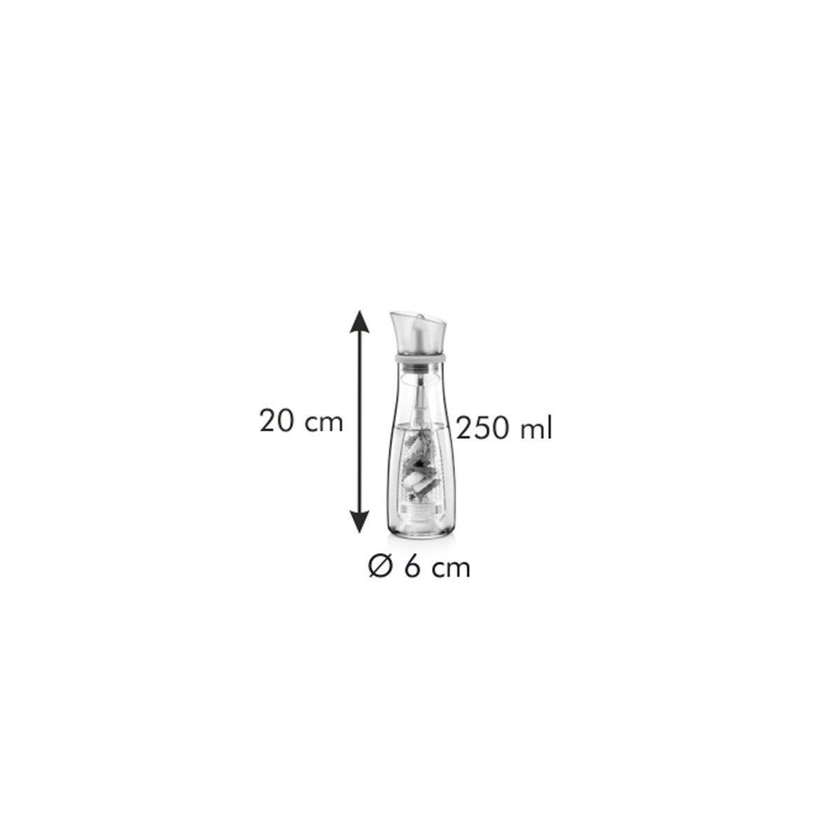 Nádoba na olej VITAMINO 250 ml, s vyluhovacím sítkem