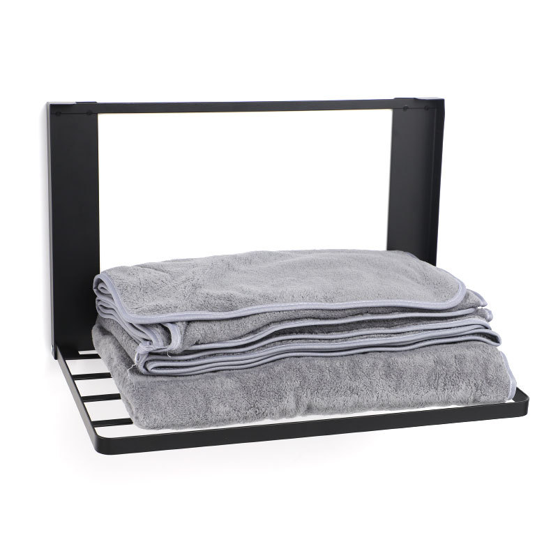 Installation-free Foldable Washing Machine Side Clothes Storage Shelf Refrigerator Fitting Rack Balcony Gap Magnetic Hanger