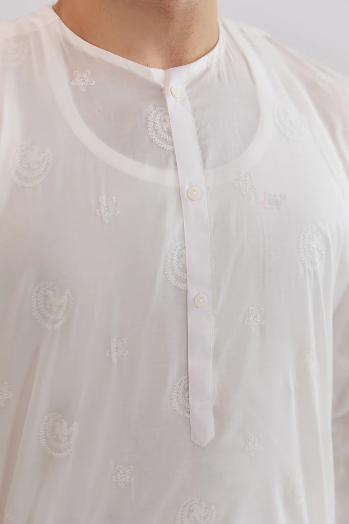 Short Length Embroidered Kurta - SMK829225