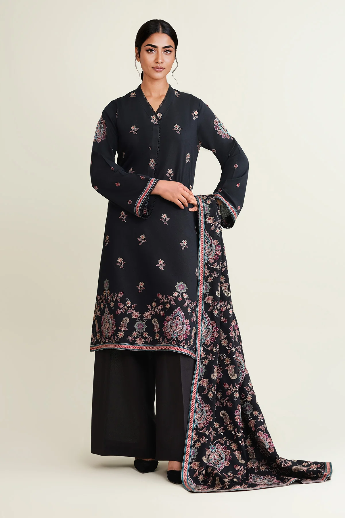 VISCOSE KARANDI | EMBROIDERED