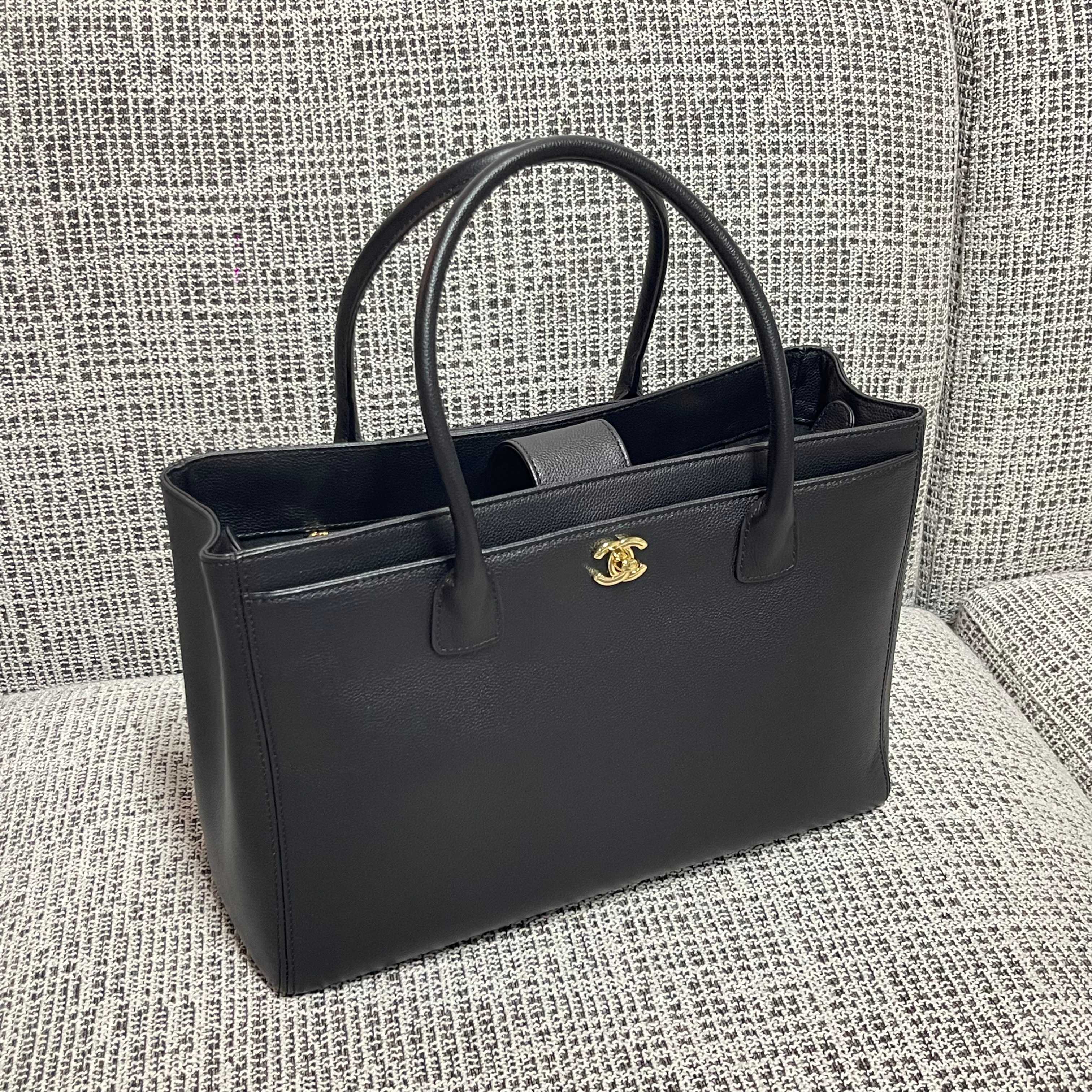 Vintage Structured Tote Bag（Black Gold Handbag Tote） - Mocuir