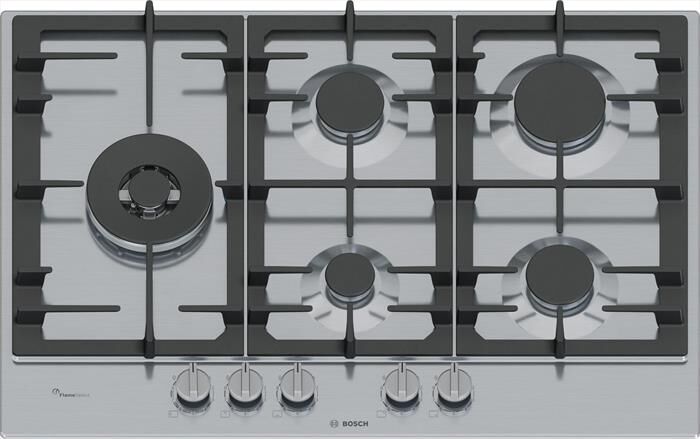 BOSCH - Piano cottura a gas PCS7A5I90 75 cm-Inox