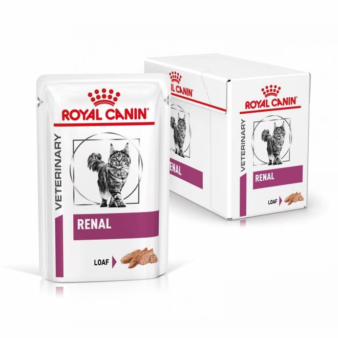 Royal Canin Veterinary Diets Cat Renal Loaf, 12x85 g