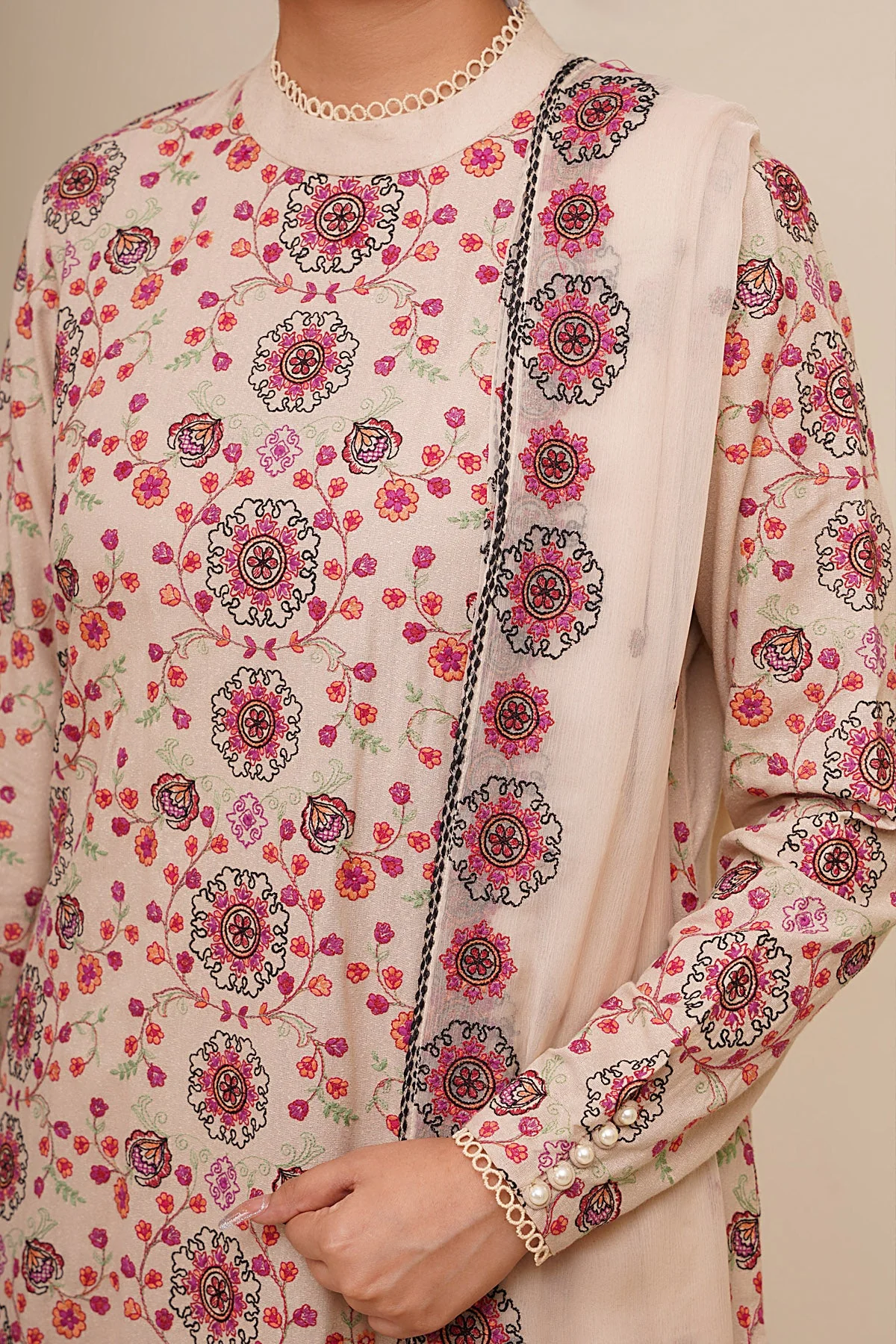VISCOSE KARANDI  | EMBROIDERED