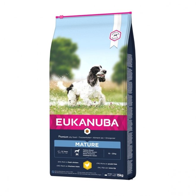 Eukanuba Dog Mature Medium Breed Chicken
