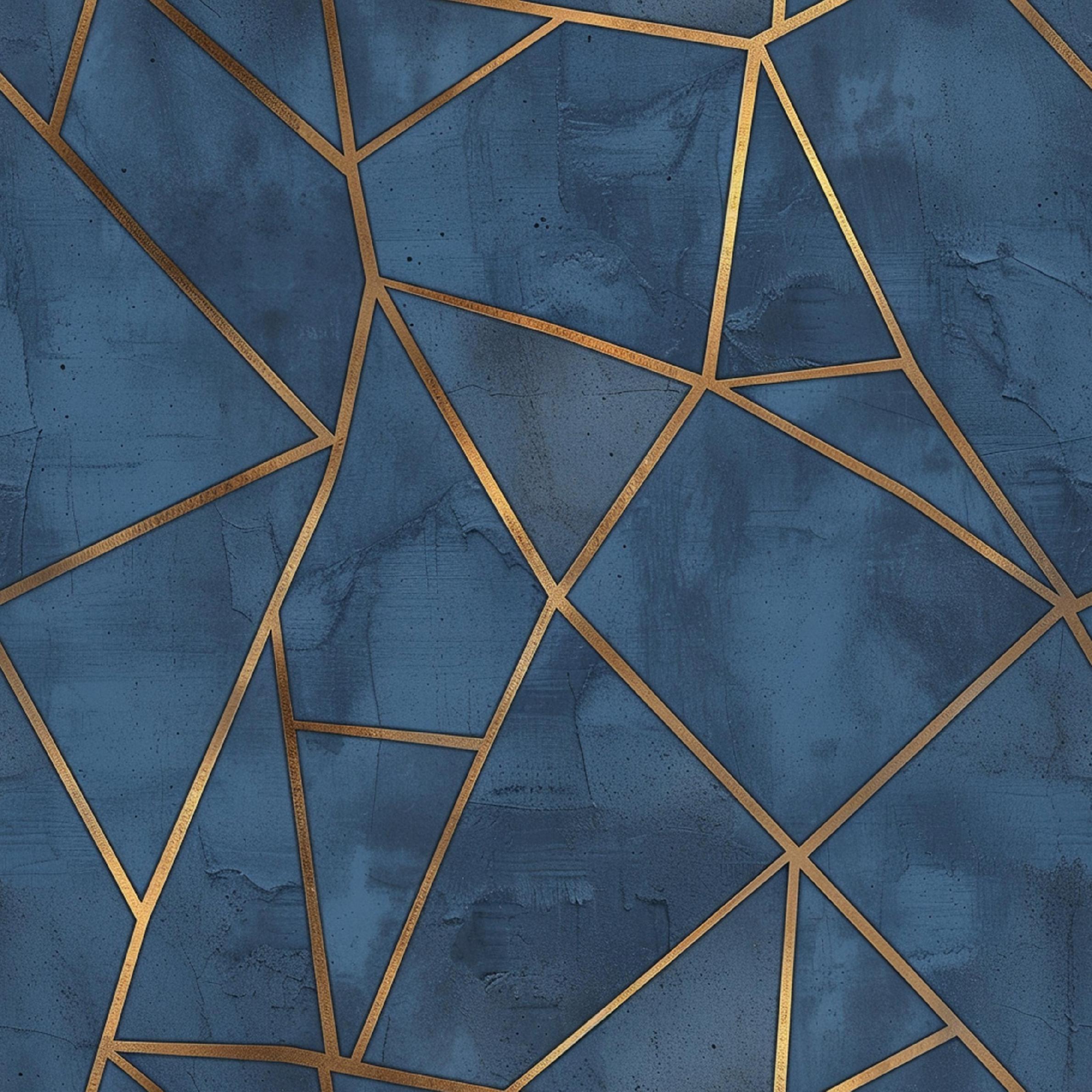 Geometric 3D pattern wallpaper on non-woven fabric for living room and bedroom walls, sold by the roll