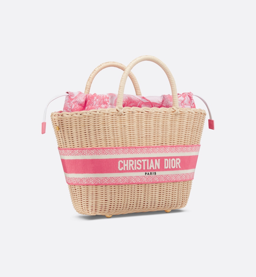 Dioriviera Hat Basket Bag 35 CM