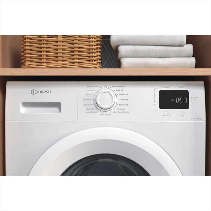 INDESIT - Lavatrice IM 862 MY TIME IT 8Kg Classe A-Bianco