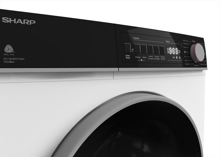 SHARP - Asciugatrice KD-NHB9S7GW2 9Kg Classe E-Bianco