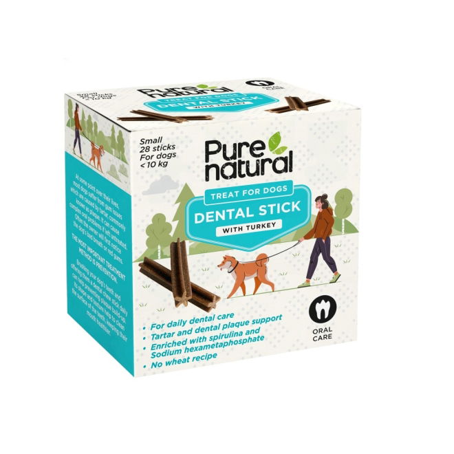 Purenatural Dental Sticks Kalkun 28 stk