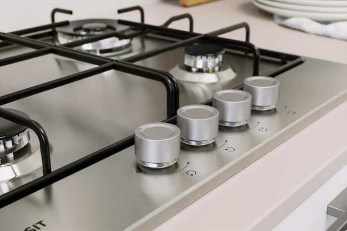 INDESIT - Piano cottura gas THP 642 W/IX/I 1 60CM