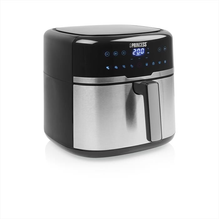 PRINCESS - FRIGGITRICE AD ARIA DIGITALE 8 L-Nero / Plastica-Acciaio