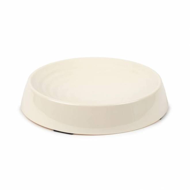 Little&Bigger Ripple Matskål til Katt Creme