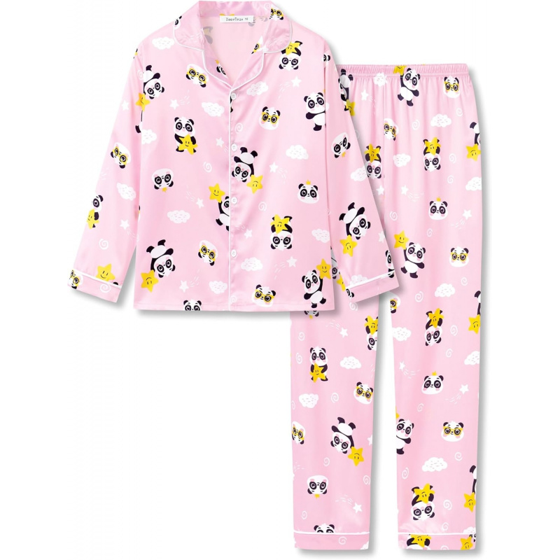 Silky Satin Pajama Long Sleeves Set