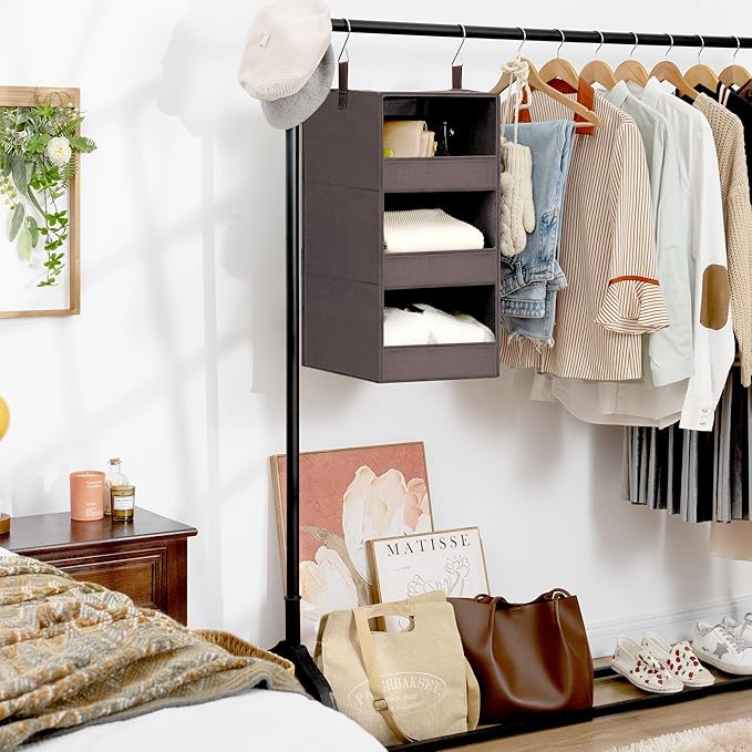 DIVIDERLY 3-Shelf Closet Organizers and Storage