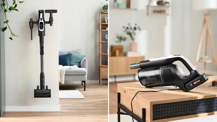 BOSCH - Aspirapolvere ricaricabile BCS1041WAC-Black,White