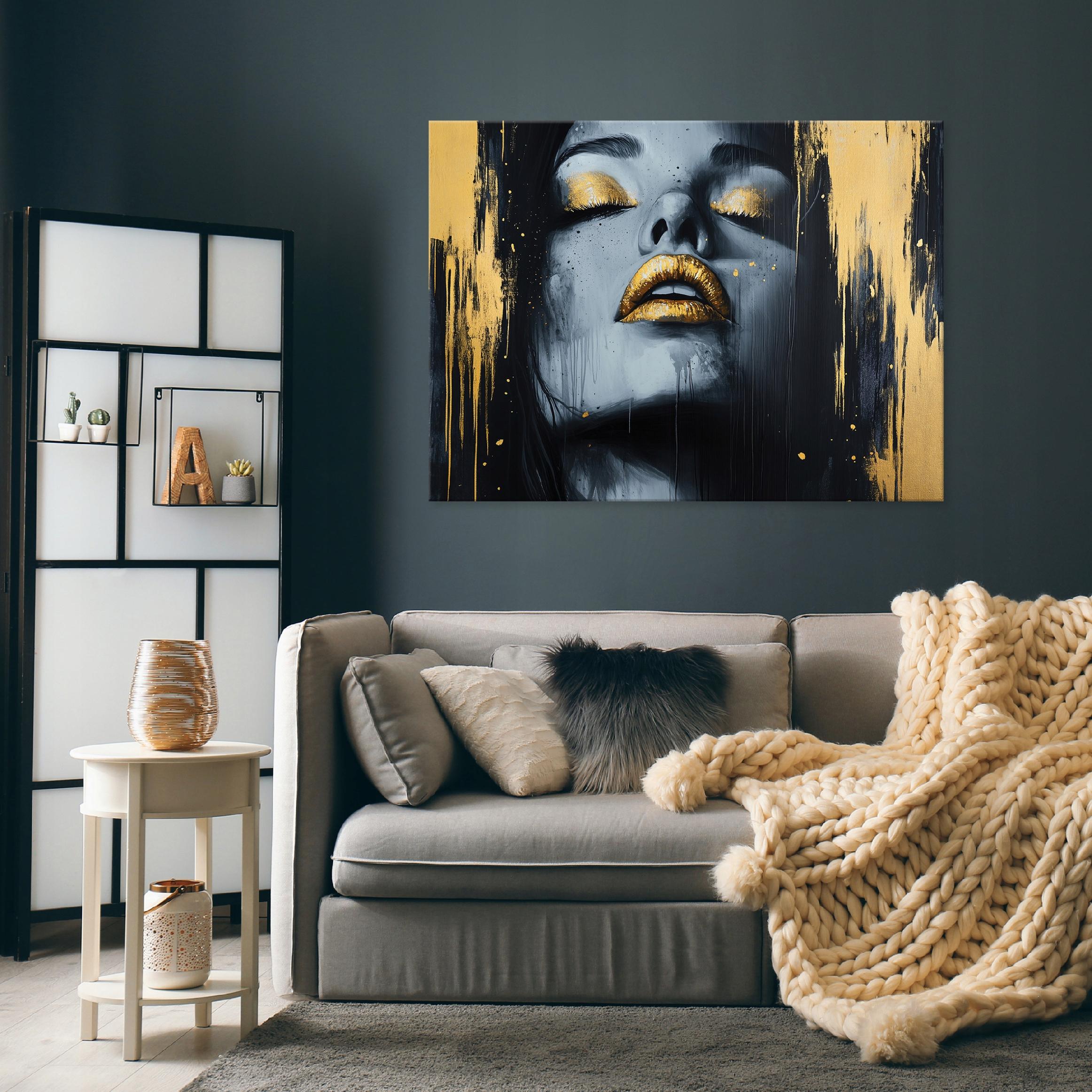 Canvas painting wall abstract woman for bedroom living room kitchen 40x30