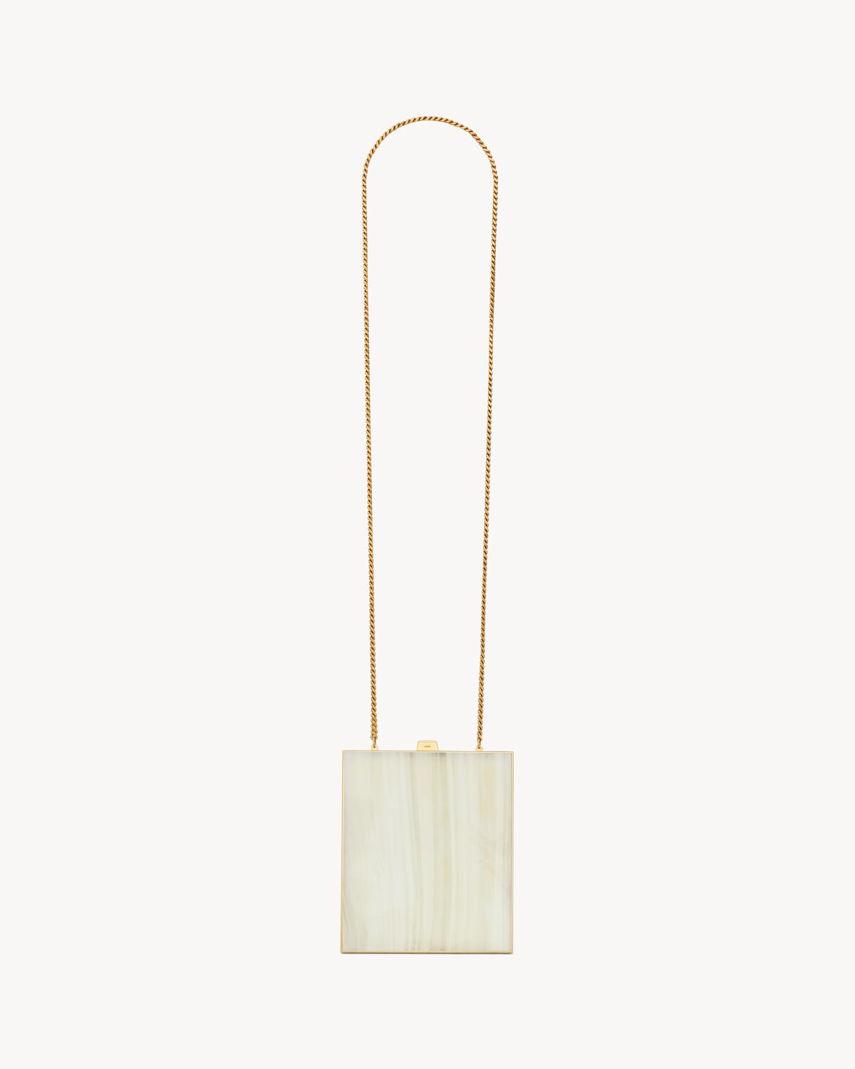 Tuxedo Box Bag In Plexiglass And Metal