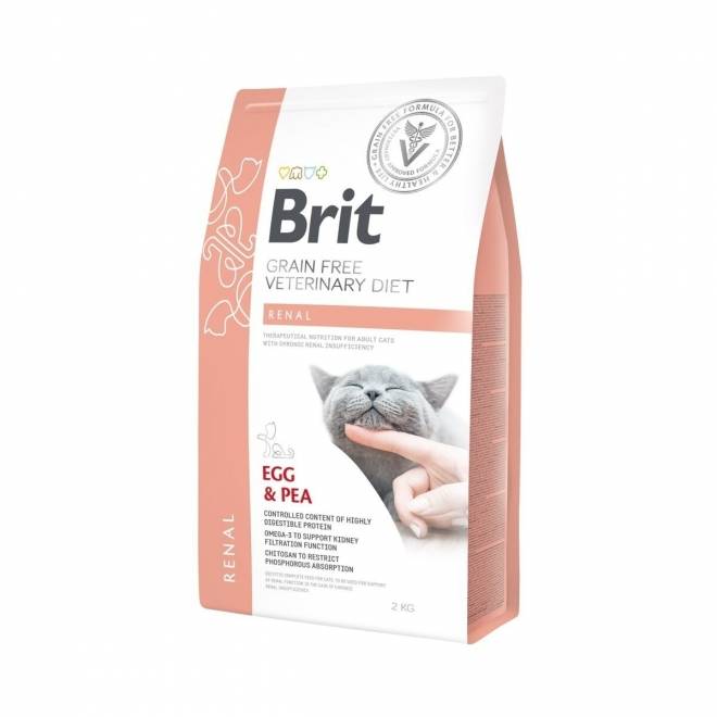 Brit Veterinary Diet Cat Renal Grain Free Egg & Pea