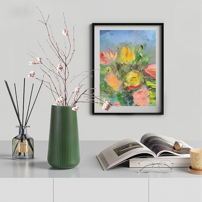 VASEA Alpinegreen Ceramic Vase