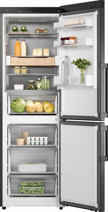 ASKO - Frigorifero combinato RFC 586 KNBB1 Classe B 314lt-Black Steel