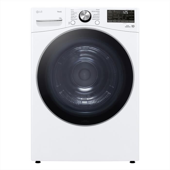 LG - Asciugatrice RH18U8AVCW 18Kg Classe D-Bianco