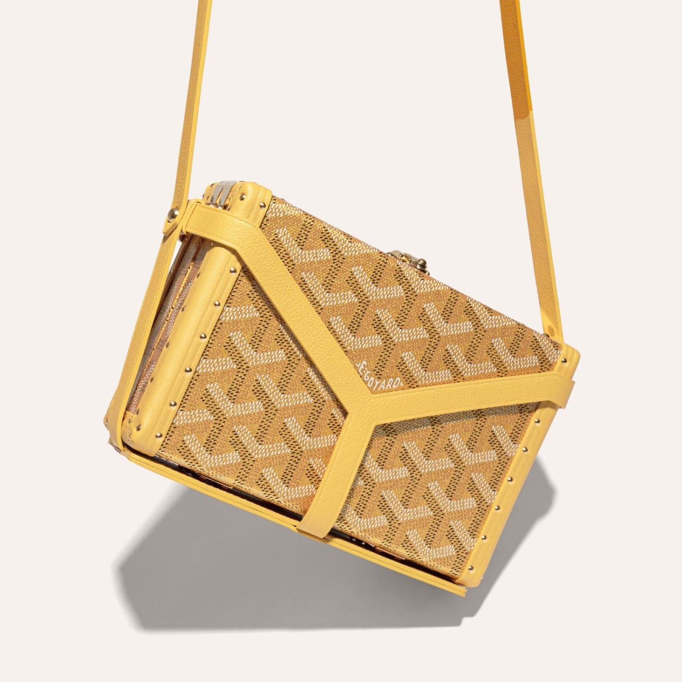 Minaudiere Trunk Bag Yellow