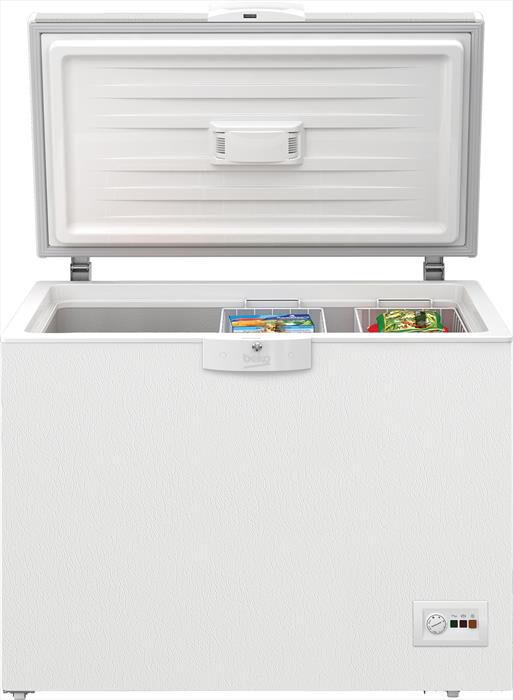 BEKO - Congelatore orizzontale HSM29540 Classe E 300 lt-Bianco