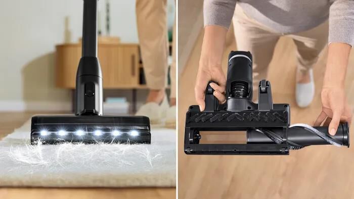 BOSCH - Aspirapolvere ricaricabile BCS1041PET-Black,Red