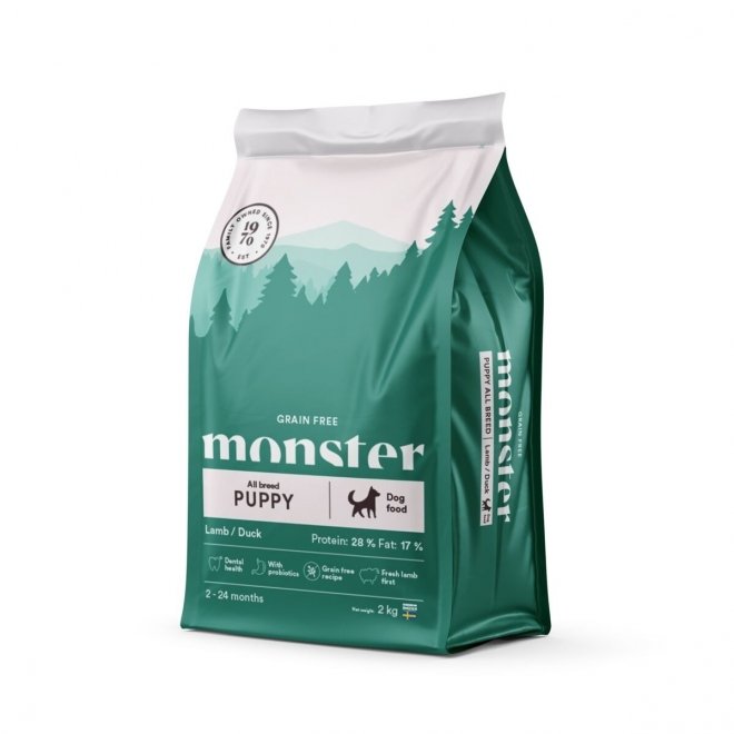 Monster Puppy Grain Free All Breeds Lam & And