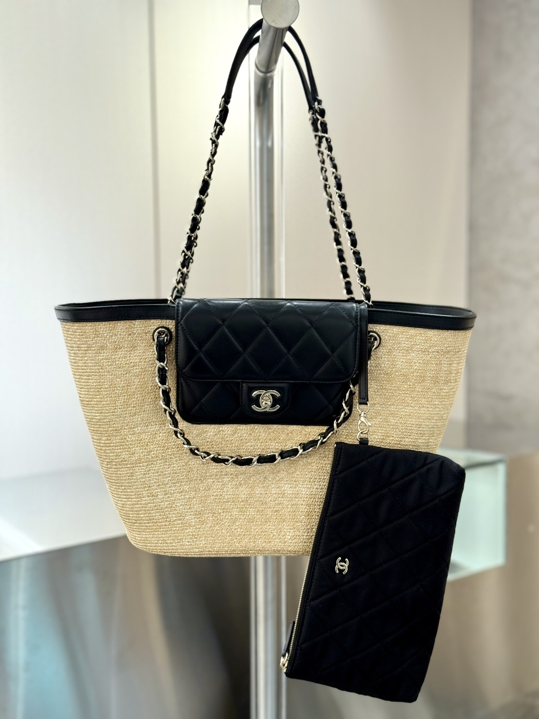 25C Straw Shopping Tote Bag - Mocuir