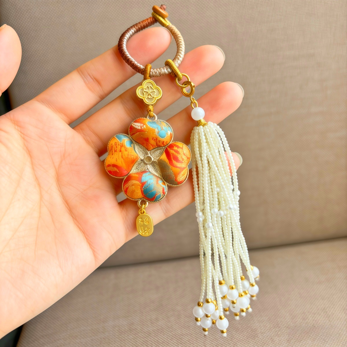 Chinese style embroidery gourd pendant decoration