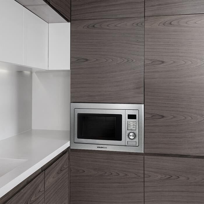 GLEM GAS - Forno microonde da incasso GMI253IX-Inox