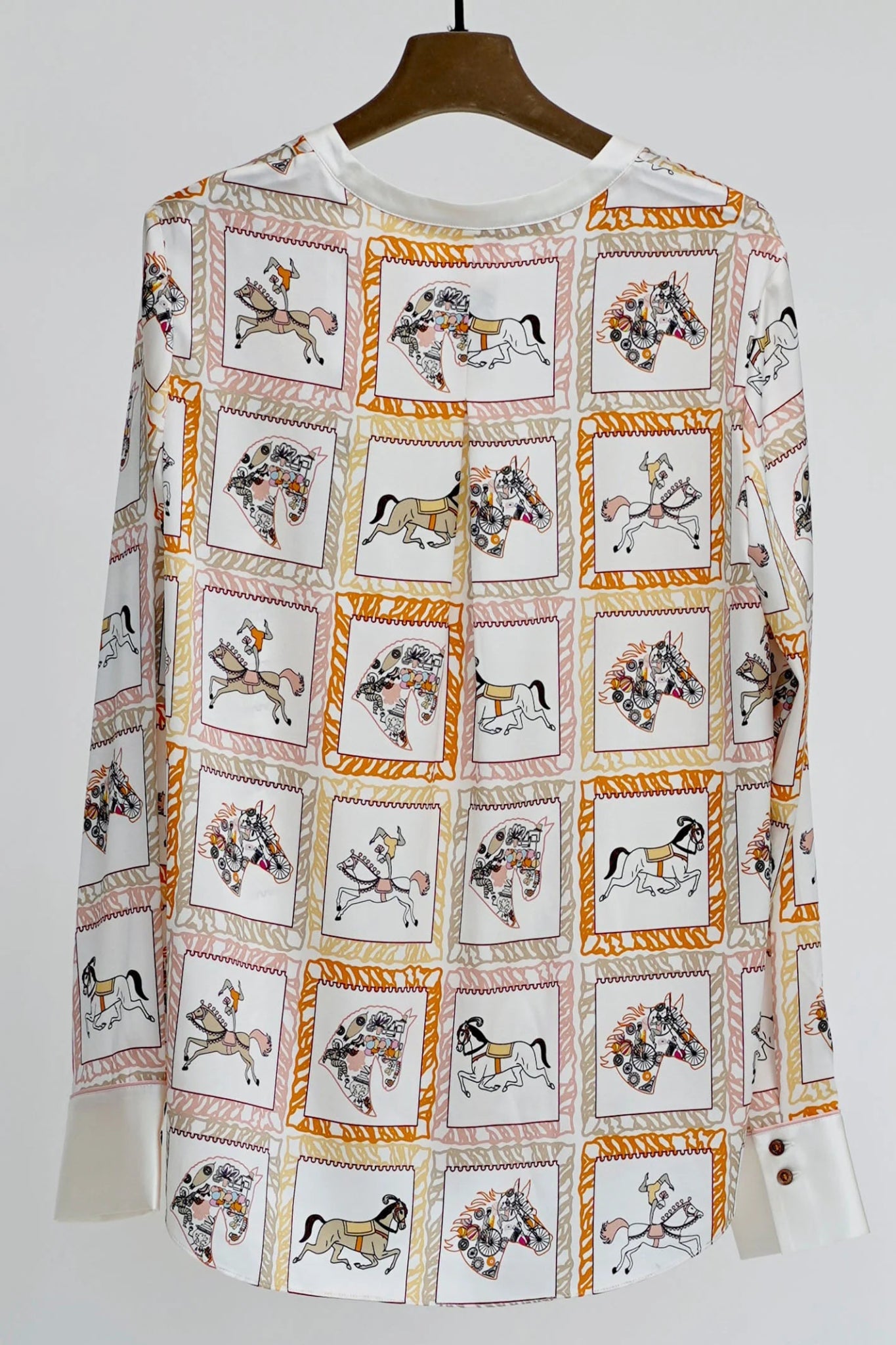 Marigold Gallop Silk Tunic