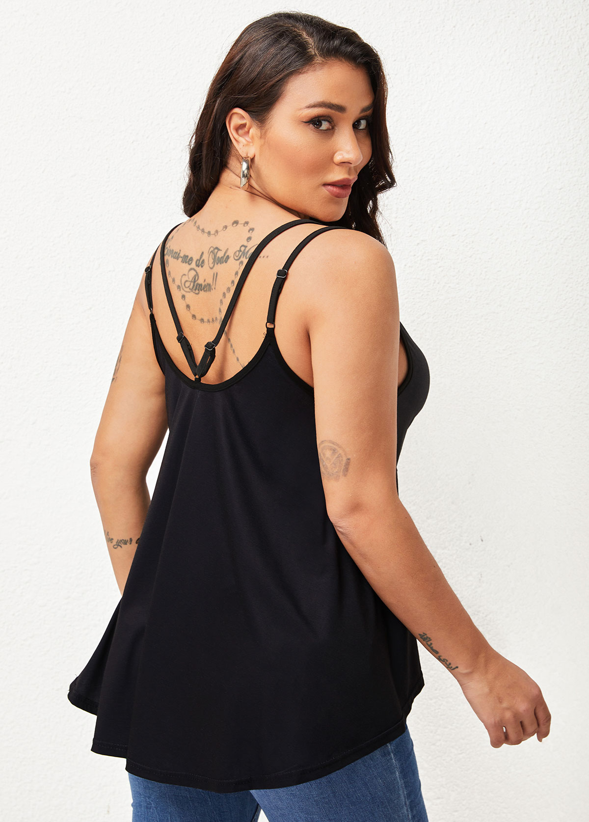 SALE                            Spaghetti Strap Colorful Printed Camisole Top